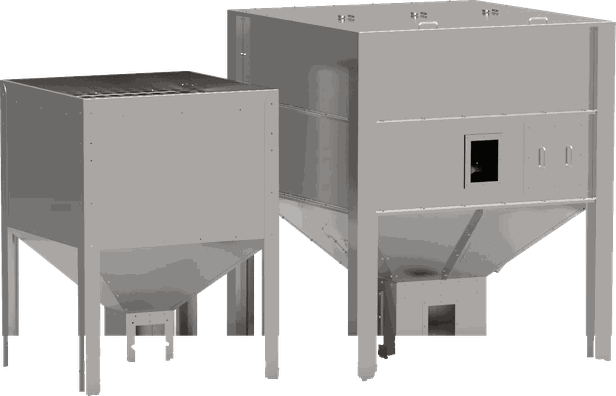 Small Hoppers — manufacturer CAD render