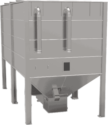 Rectangular Silos — manufacturer CAD render