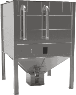 Square Silos — manufacturer CAD render